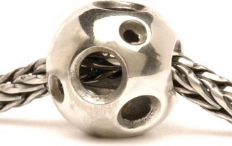 Trollbeads Womens Shortcut Bead Charm In Silver