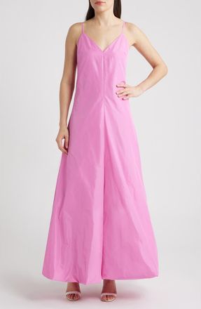 Staud Paloma Open Back Gown in Orchid at Nordstrom, Size X-Small
