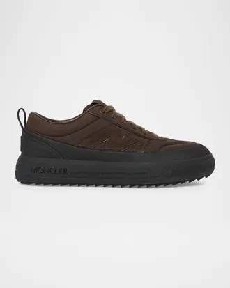 Moncler Men & apos;s Moncler Altive Nubuck and Suede Sneakers