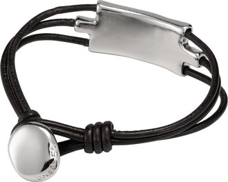 UNOde50 Gray Stone Triple-Strand Bracelet