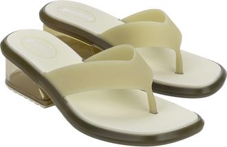 Melissa Margot Flip Flop in Beige at Nordstrom, Size 10