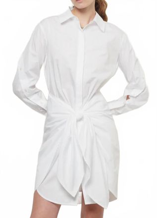 Derek Lam Charlotte Shirt Dress In White