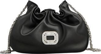 Roger Vivier Tassen, Dames, Zwart, ONE Size, Pocket Micro
