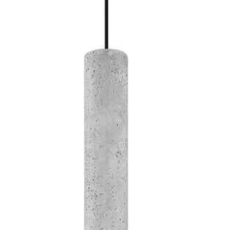 Sollux Lighting L&aacute;mpara de techo gris concreto alt. 105 cm