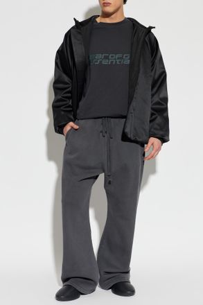 Fear of God Insulated Satin Jacket, Mens, Black