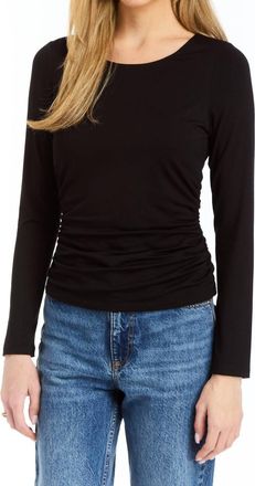 Drew Pansy Shirt In Black