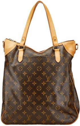 Louis Vuitton Monogram Brown Pvc Leather Handbag Tote Bag (Pre-Owned)