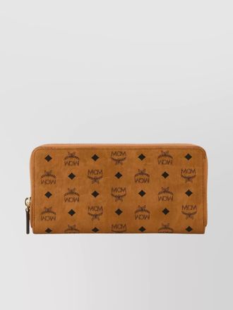 MCM canvas aren wallet with rectangular shape
