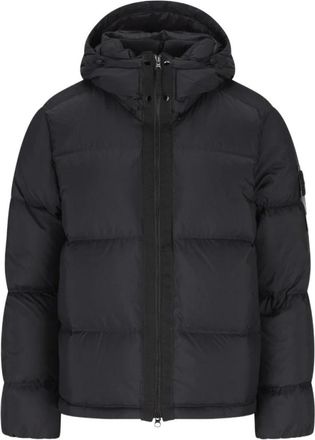 Stone Island Jassen - Heren - Winterjassen - Zwart - L - Jassen