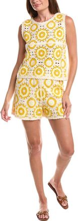 ANNA KAY Anna Kay 2Pc Biscits Top & Short Set