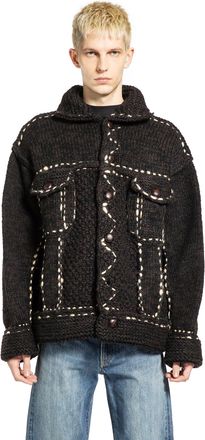 KAPITAL Wool Hand Knit Cowichan G-Jacket