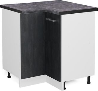 Vicco Armario De Esquina R-line, Hormig&oacute;n Negro, 75.6 Cm Et Antracita