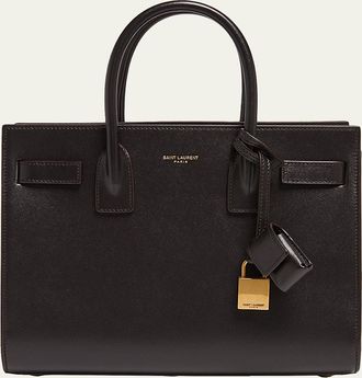 Saint Laurent Sac De Jour Baby Top-Handle Bag in Smooth Leather