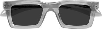 Alexander McQueen Am 0506S Zonnebril - unisex - Zonnebrillen - Grijs - 50 MM - Accessoires
