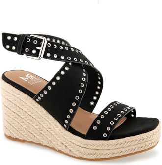 Rebecca Minkoff Gemma Wedge Espadrille Sandal in Black at Nordstrom Rack, Size 7.5