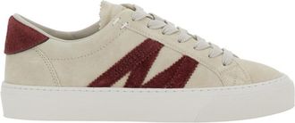 Moncler White Low Top Sneakers