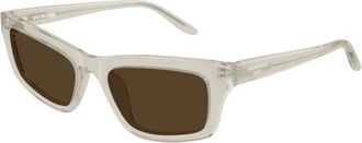 Balenciaga Zonnebril - Dames - Zonnebrillen - Grijs - 56 MM - Nylon - Accessoires