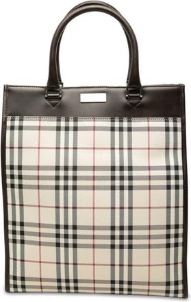 Burberry Pre-owned Burberry House Check Canvas Tote Ladies U7HI488PDBDXJRZ4