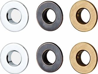 OEM 6 Pezzi Di Anello Di Troppo Pieno, Inserto Ad Anello In Ottone, Anelli Di Troppo Pieno Per Lavandino, Parte Di Ricambio Per Lavandino Del Bagno O Dell