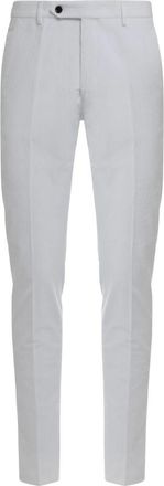 Moorer Carlon-VES Corduroy Broek - Heren - Slim Fit Broeken - Wit - M - Katoen - Broeken