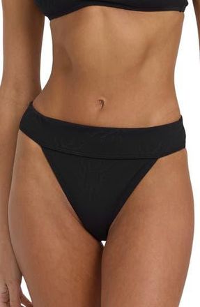 Billabong Laura Twisted Sun Aruba Bikini Bottoms in Black Pebble at Nordstrom Rack, Size X-Large