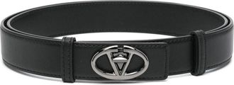 Valentino Garavani Bold Edition VLogo belt - men - Calf Leather - S - Black