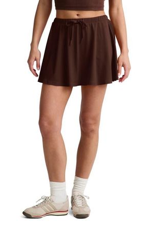 Beyond Yoga Sport Active Drawcord Miniskirt in Iced Mocha at Nordstrom, Size X-Large