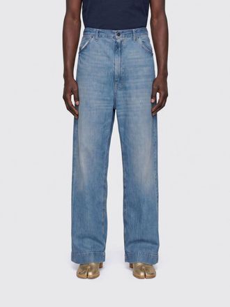 Maison Margiela Jeans wide-leg in denim di cotone