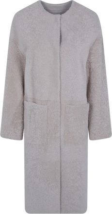 BLANCHA Single-Breasted Coats - Dames - Mantel - Beige - XS - Jassen