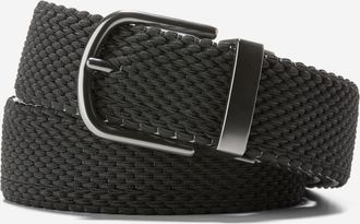 Cole Haan Mens 35MM Reversible Stretch Belt - Black Size 32
