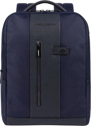 Piquadro Computer backpack 15-6 in fabric - Heren - Rugzakken - Blauw - ONE Size - Tassen