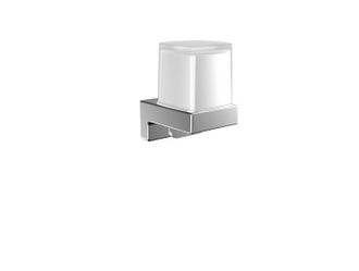 Emco Emco - Cue Dispensador De Jab&oacute;n L&iacute;quido Cromado, Vaso De Empuje De