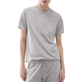 Mango Short Sleeve Pajama T-Shirt in Light/Pastel Grey at Nordstrom, Size Medium