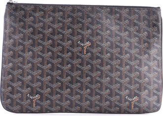 Goyard Senat Zip Pouch Coated Canvas MM