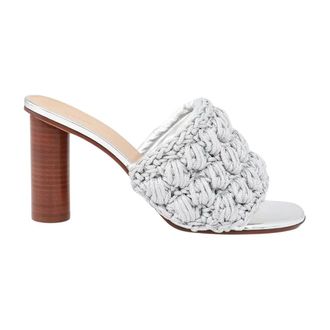 J.W.Anderson Heeled Mules, female, Gray, Size: 8 US Heeled Flip-Flops