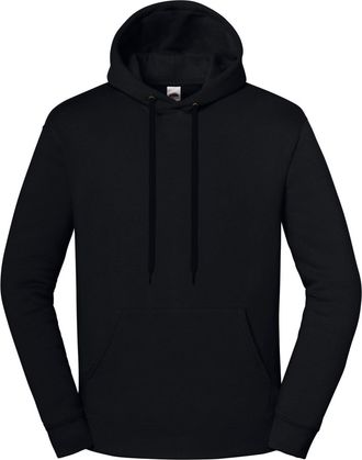 Fruit Of The Loom Fruit of the Loom Unisex Adult Iconic Premium Hoodie (Zwart)