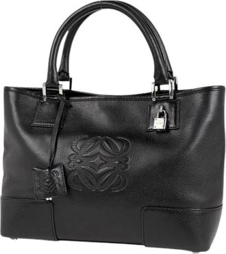 Loewe Pre-owned Handbags, female, Black, Size: ONE SIZE Pre-owned Amazona Handbag