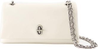 Marc Jacobs Womens Crossbody Bag White Cowhide