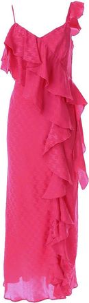 Msgm M. S.G. M. Rouches Jacquard Dress