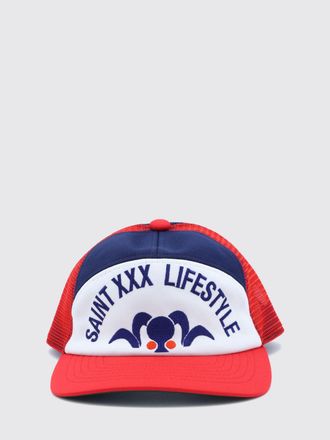 Saint Mxxxxxx Polyester Baseball Cap with Contrast Logo and Print by