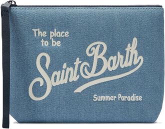 MC2 Saint Barth Clutches, female, Blue, Size: ONE SIZE Aline Clutch Bag