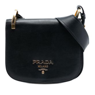 Prada Tweedehands City Calf Pionniere Zadelhandtas