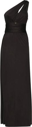 Marciano Abito lungo monospalla con drappeggio - Nero