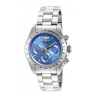 Invicta Speedway Chronograph Light Blue Dial Stainless Steel Ladies Watch 16655