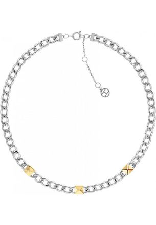 Tommy Hilfiger Womens 2780912 Ladies Necklace - Silver Stainless Steel - One Size