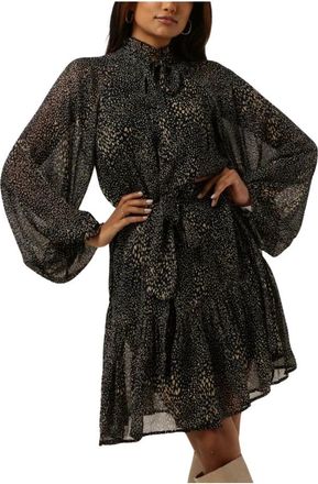 Notre-V Korte Jurk - Dames - Korte kleedjes - Zwart - XS - Polyester - Kleedjes