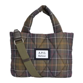 Barbour Tartan Quilted Crossbody Bag - Dames - Tassen - Veelkleurig - Maat: ONE Size Katoen