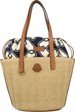 Moncler Beige Hubba Small Cotton Tote Bag