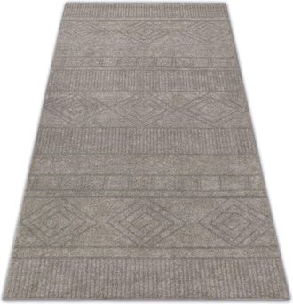 RugsX Alfombra Soft 8040 Azteca Boho Crema/beige Claro Beige 120x170 Cm