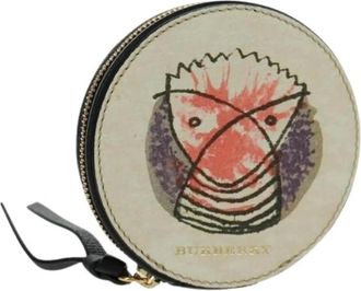 Burberry Pre-owned Wallets, female, White, Size: ONE SIZE Pre-owned Coin Purse
